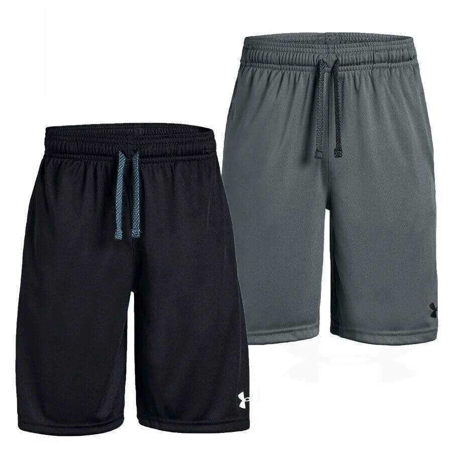 Under Armour Prototype Wordmark Football Shorts Boys Running Gym Sports Short