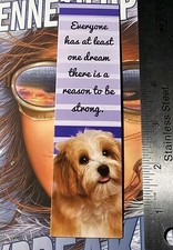 SHIH TZU DOG BOOKMARK BM#3 BOOK MARK DOG BREED COLLECTIBLE DOGS PUP PUPPY