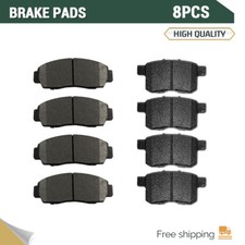 Front Rear Ceramic Brake Pads For 2008 2009 2010 2011 Honda Accord Ex Ex-l Front Rear Ceramic Brake Pads For 2008 2009 2010 2011 Honda Accord Ex Ex-l