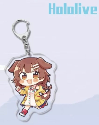 Hololive Vtuber INUGAMI KORONE Dog Acrylic Charm Bag Backpack