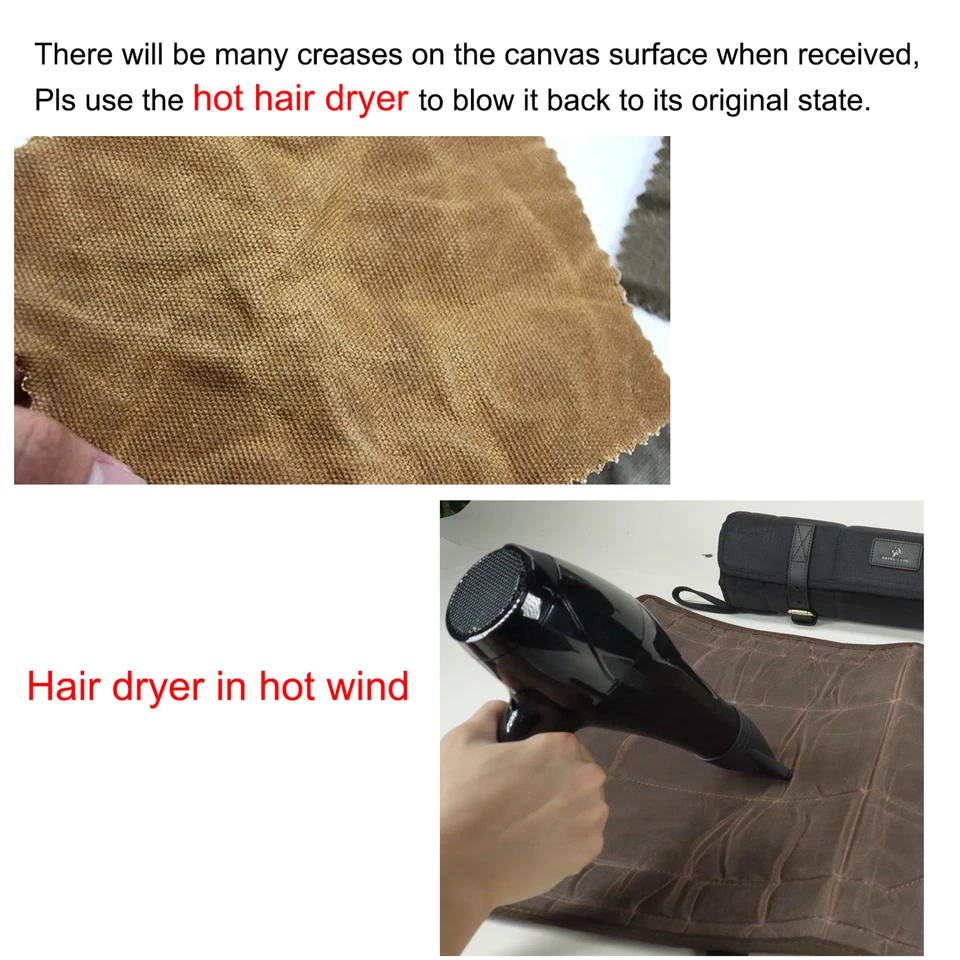 16 OZ  Gewachst  Armee  Ente  Segeltuch  Tan  Stoff  Meterware, 100% Baumwolle - Bild 2 von 4