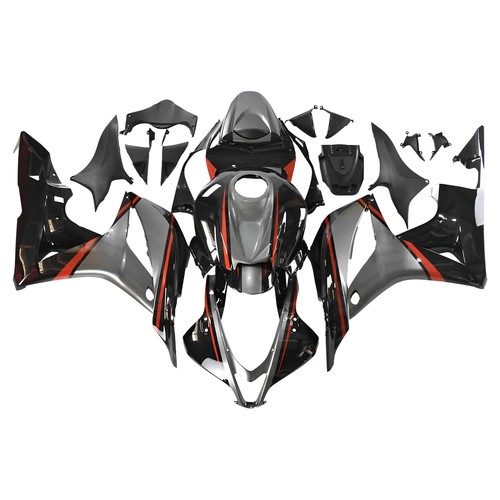Fairings for CBR600RR 2007 2008 Honda ABS Injection Bodywork - Grey Black Red