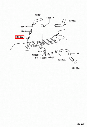 Genuine Hilux RZN149 RZN148 RZN147 RZN142 1R 2RZ 3RZ PCV Valve Rubber Grommet x2 - Picture 14 of 20
