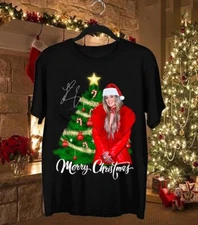 Merry Christmas LAINEY WILSON Santa Gift For Fan Black All Size Shirt AM167
