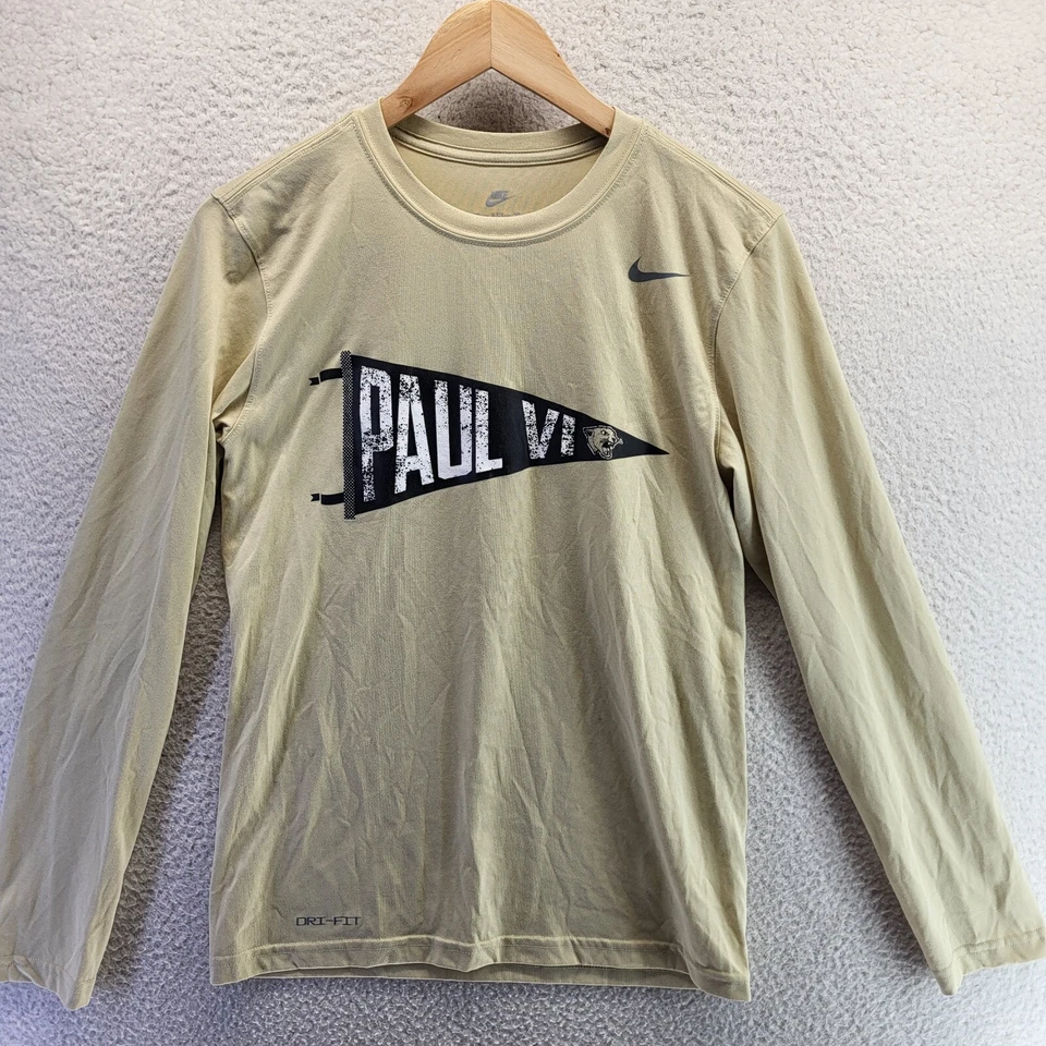 Camiseta Nike Mujer Pequeña Dorada Pablo VI 6th Fairfax High School Manga Larga Foto 2 de 4