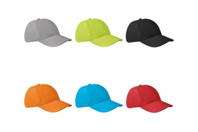 SOL´S 6-Panel Cap Apollo Mütze Schildmütze Baumwolle mit Verschluss Kappe