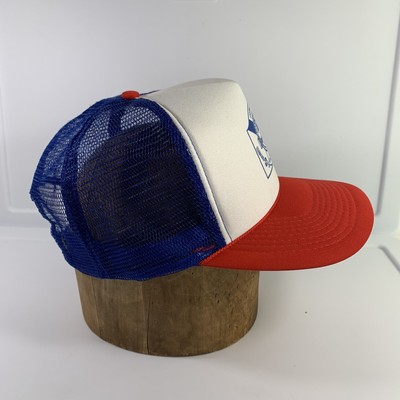 Casquette brodée bleu marine homme