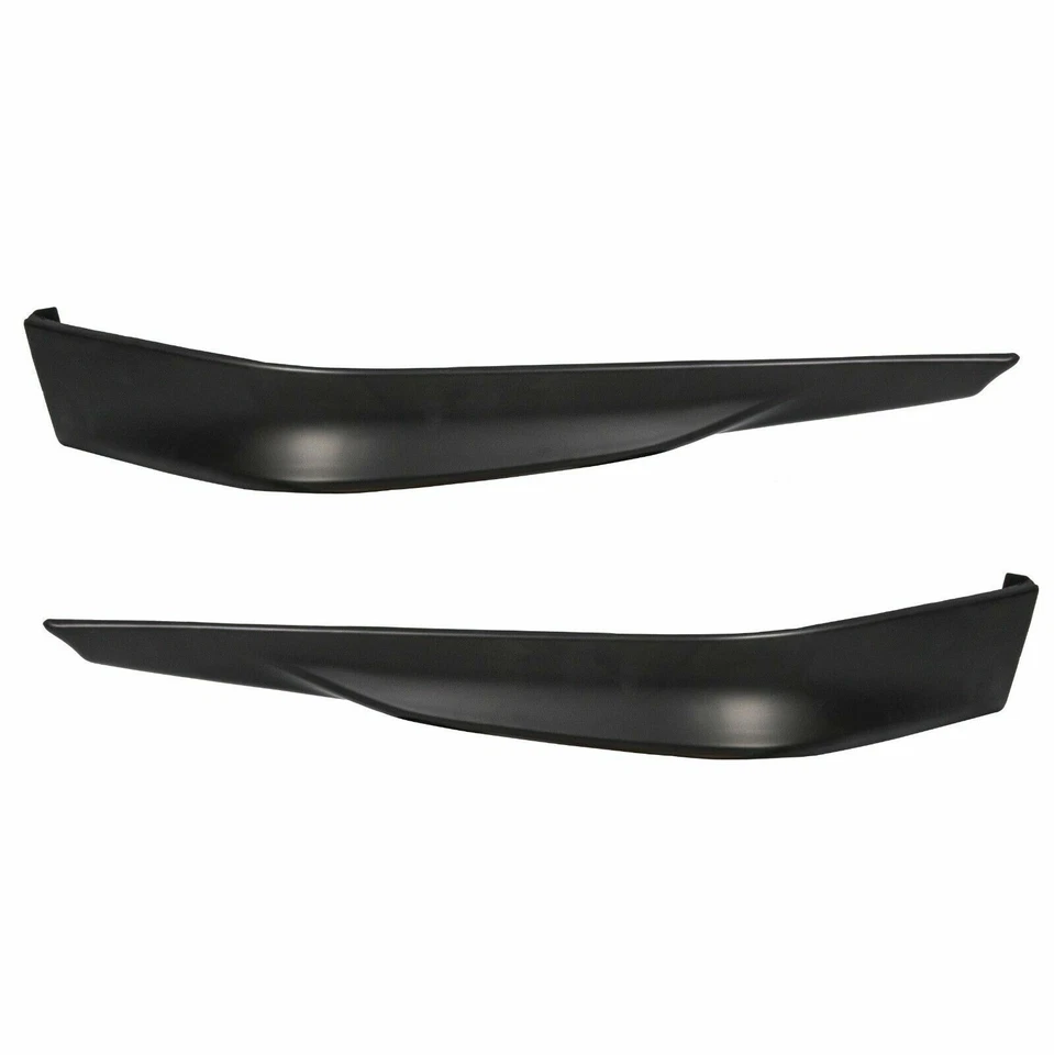 For 2013-2015 Honda Accord 4DR HFP Style Black Front Bumper Spoiler Lip 2PCS - Image 4 of 4