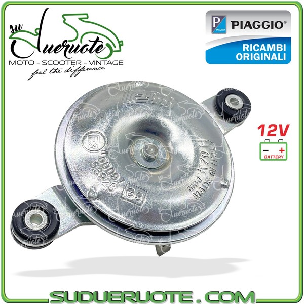 Leb Clacson Claxon 12V Hupe FüR Vespa PX 125 150 200 T5 PK S APE 50-image