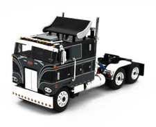 2022 DCP 1:64 *GREY & BLACK* Peterbilt 352 COE Semi Truck w/Air Foil *NIB*