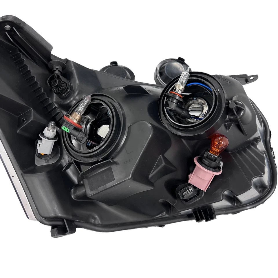 Faro negro con bombillas LH para Ford Transit 150/250/350/350HD 2016-2022 Foto 2 de 4