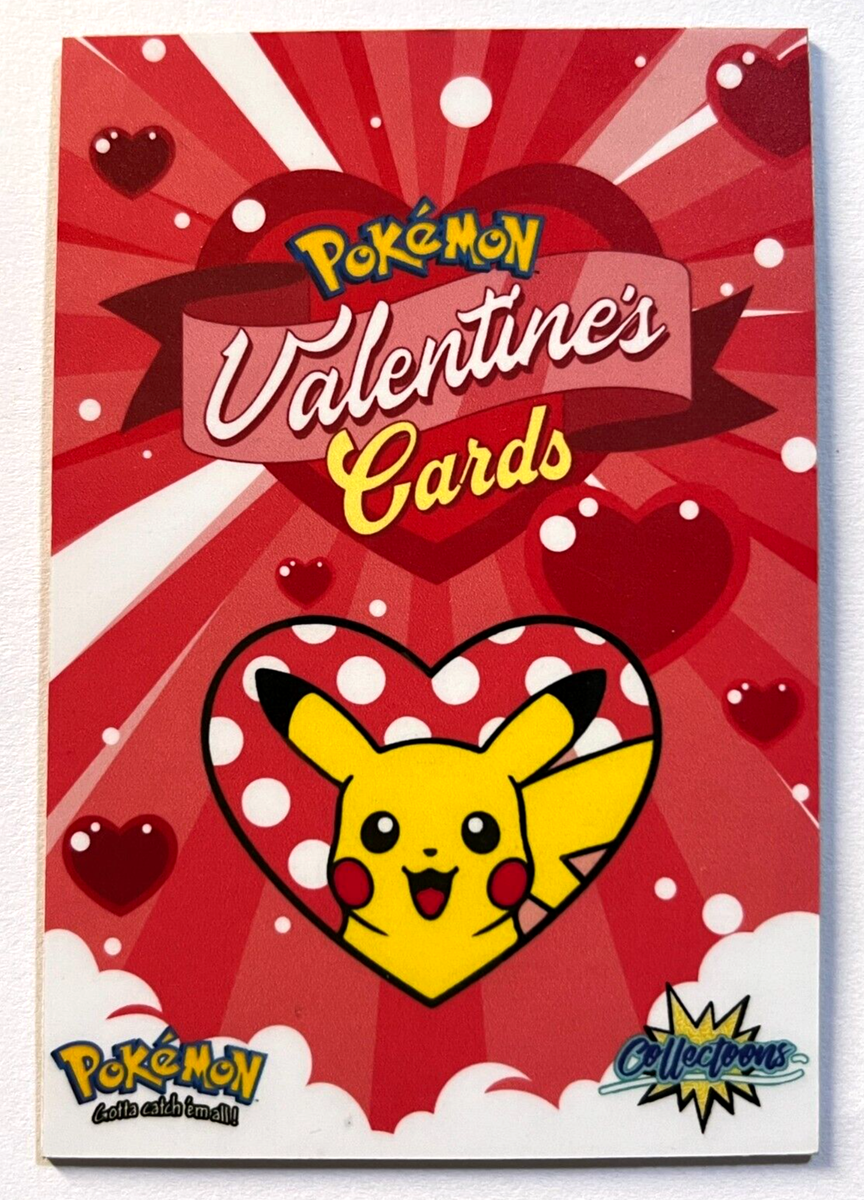 pokemon cards valentine Amazon.com: ColorBoxCrate Pokemon Valentines Day Cards for School Classroom  Exchange, Valentine I Choose You 10 Pack, : Office Products