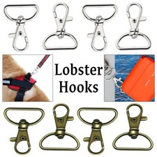 Bag Clasps Lobster Swivel Trigger Clips Snap Hook for strapping Leather Purses