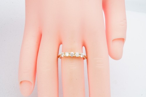 14k Yellow Gold 0.40 CTW Diamond Ring Size 5 - 第 8/10 張圖片