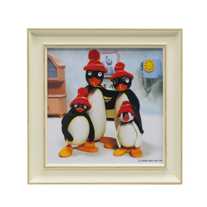ピングー　フォトフレーム　pingu Pingu Art Frame S (Family Photo) PG JPN LTD Penguin Animation