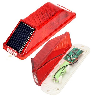 Waterproof Rechargeable LED Solar Night Strobe Traffic Safety Warning Light