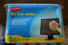 LINT FREE CLEANING CLOTHS FOR LAPTOP SCREENS LCDS 144 count