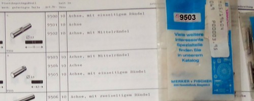 10 ejes H0 - Merker + Fischer 9503 - en embalaje original # 4525 | Zustand: Gebraucht