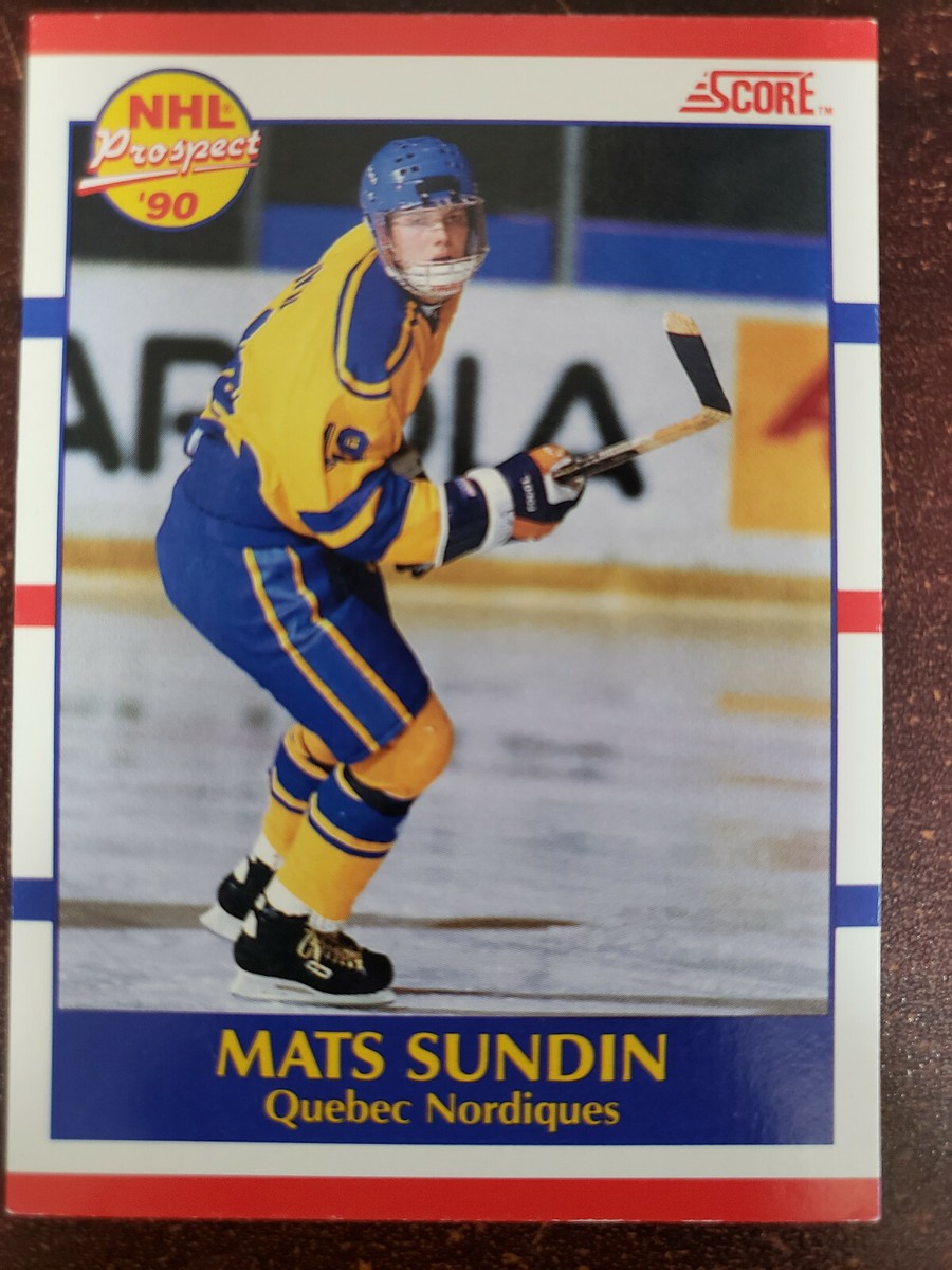 1990-91 Score NHL Prospect Mats Sundin Rookie Hockey Card #398 | eBay