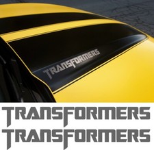 CAMARO SS AUTOBOT TRANSFORMERS EDICIÓN CAPÓ CALCOMANÍAS PEGATINAS BUMBLEBEE DECEPTICON
