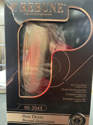 REBUNE Beyond Imagination HAIR DRYER RE-2043 NEW