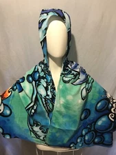 24” X 50” Hooded Beach/bath Towel Kids Cosmic Sea