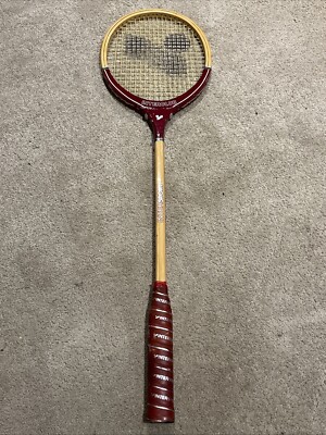 Intersport Inter Club Squashschläger aus Holz mit Head Case und Ball - sehr guter Zustand