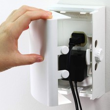 Outlet Cover BOX Baby Proofing 1-Pack Patented Dual-Lock for Much Better