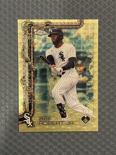 Luis Robert Jr 2025 Topps Chrome Holiday SUPERFRACTOR 1/1 Mets True 1 OF 1 