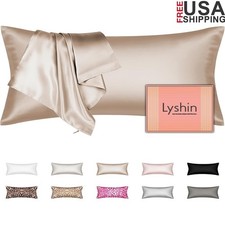 Mulberry Silk Body Pillow Cover Luxury Soft Hypoallergenic Cooling Hair Skin New