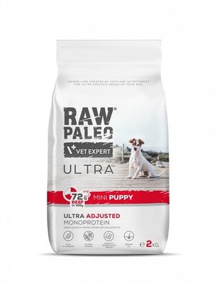 RAW PALEO Ultra Beef Mini Puppy Alleinfuttermittel für Hunde 2kg