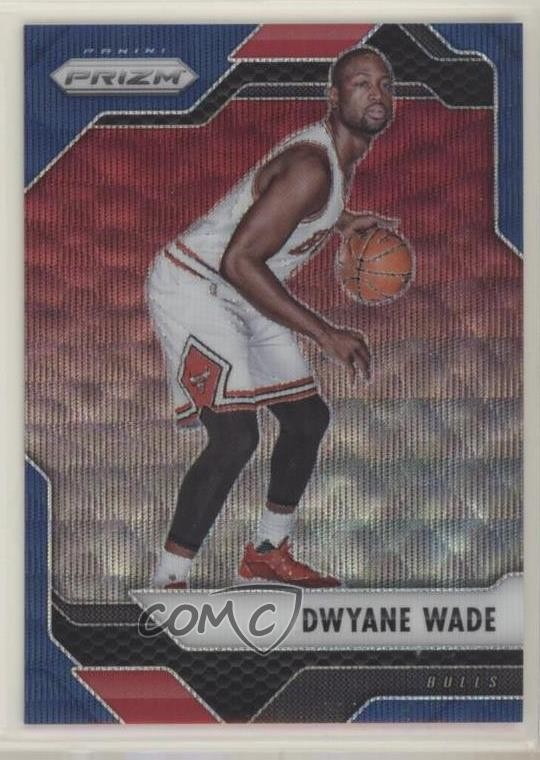 2016-17 Panini Prizm Blue Wave Prizm 63/99 Dwyane Wade #24 HOF 2r7