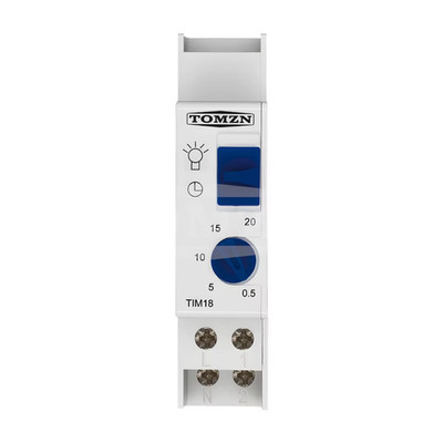Din Rail Staircase Light Time Switch Delay-On/Off Timer Delay Relay 0.5-20 Minut