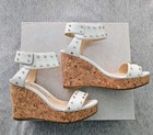 Jimmy Choo Wedge Sandals in White — photo 3