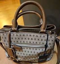 DKNY Paige Med Satchel With Convertible Strap Brown