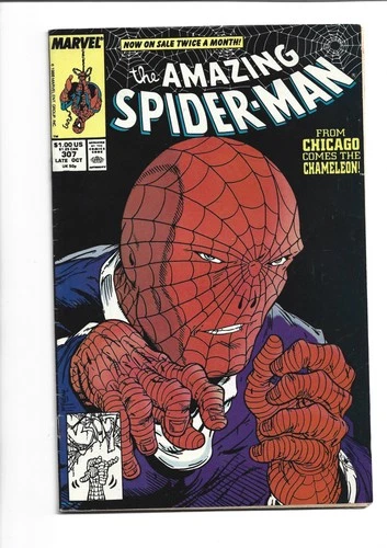 Amazing Spider-Man #307, FN 6.0,  Todd McFarlane Art: Chameleon