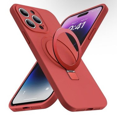 iPhone 14 Pro Case with Magnetic Invisible Stand MagSafe Military Drop Tested 