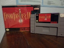 Final Fantasy II (Super Nintendo Entertainment System, SNES) CIB CUT RENTAL BOX