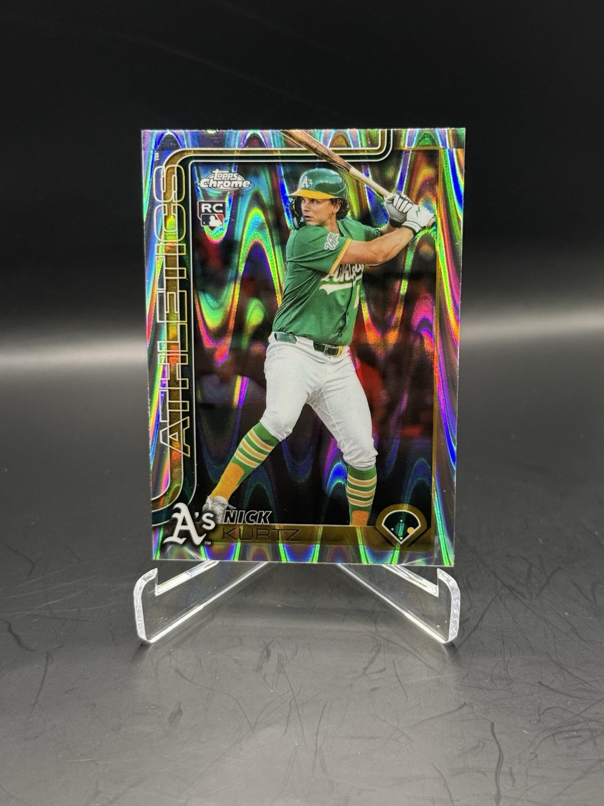 2025 Topps Chrome Update Series - Nick Kurtz #USC178 RayWave Refractor (RC)