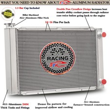 31 X 19 Double Pass Aluminum 4 Row Radiator For Chevy Sbc 350 31 X 19 Double Pass Aluminum 4 Row Radiator For Chevy Sbc 350