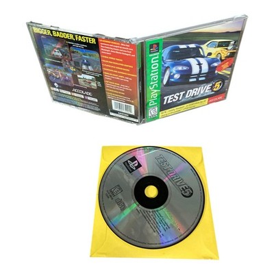 Sony PlayStation 1 PS1 CIB COMPLETE TESTED Test Drive 5 GH
