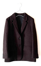 Margaret Howell Harris Tweed Jacket Size 2 Women Brown Gift From Japan