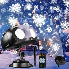 360  Proyector Laser Luces Navide as Xmas de Navidad Impermeable Para Exterior A