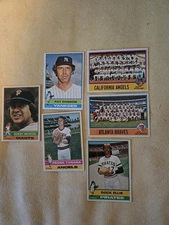 1976 Topps BB Cards $2. ea Simi Stars #296,304,470,490,528,631.  See Desc.