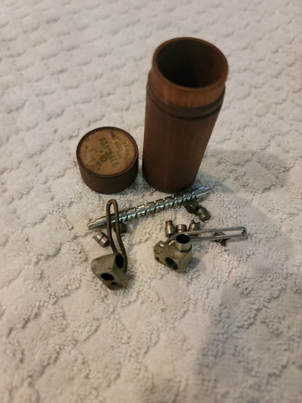 Vintage Pflueger Carlisle fishing reel parts, 2/0, from Ambassadeur style model
