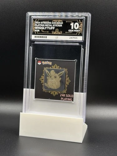ACE 10 Wigglytuff 2024 Striking 24k Gold Stiker Pokemon (NOT PSA)