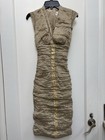 Vintage Nicole Miller Dress 2 Gold