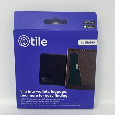 Life360 Tile Slim T2101N Wallet Finder in Black w/ 3 Year Battery New & Sealed