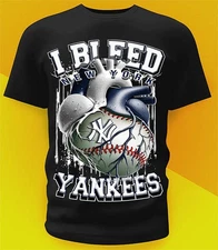 New York Yankees Bleed Shirt  Sizes!! Youth-6XL
