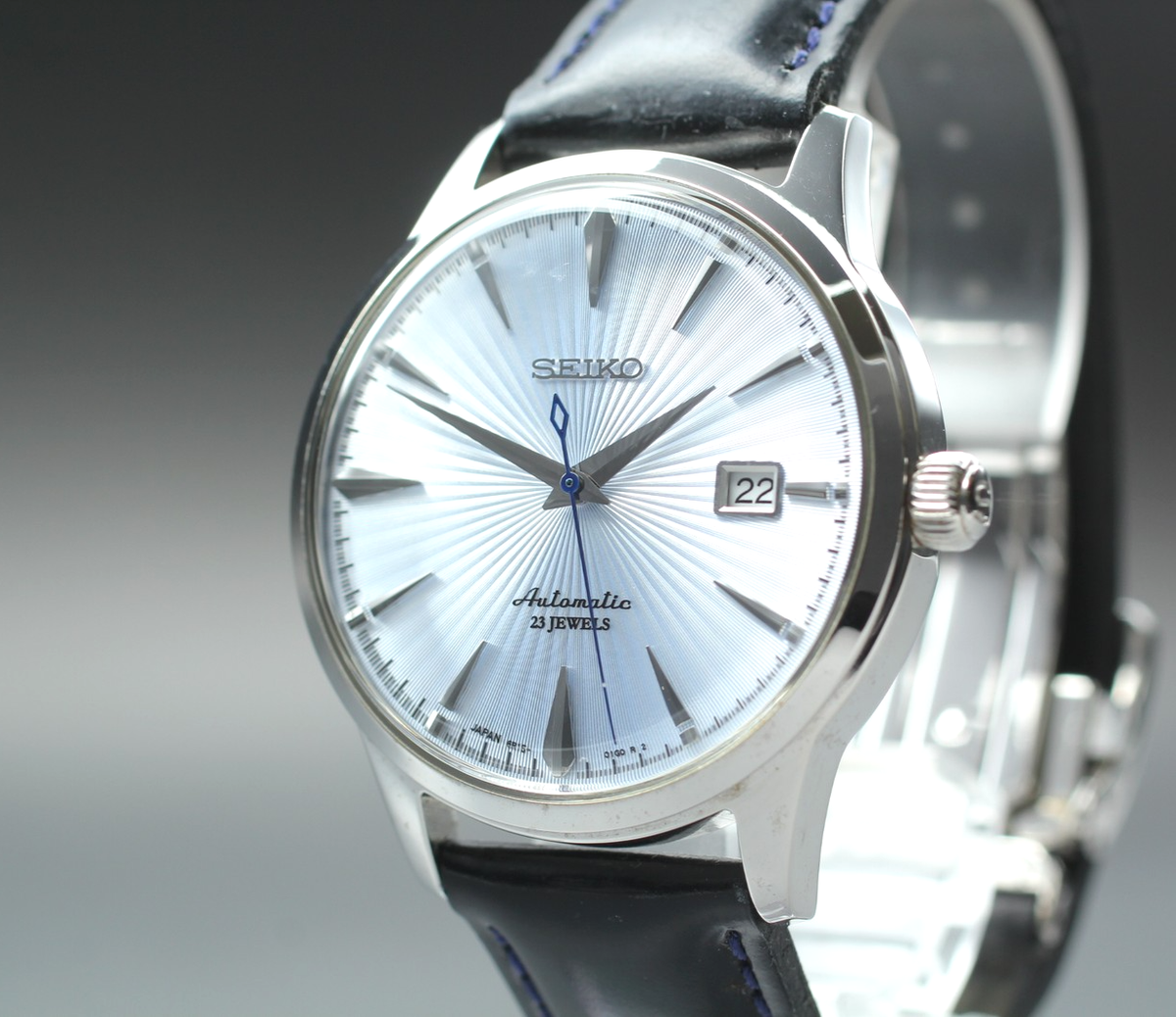 N MINT] SEIKO Cocktail Time 6R15-01S0 SARB065 Automatic Blue Men's